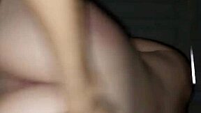 Naughty teen with big ass and tits rides cock deliciously while moaning a lot.