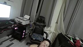 Submissive Student Begs Sir for Orgasm in POV View