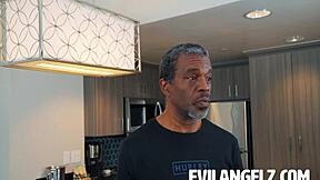 petite frecklemonade takes big black cock in pov blowjob and hardcore fuck. she handles monster cock like a champ.