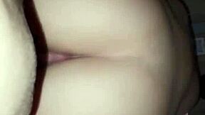 Naughty teen with big ass and tits rides cock deliciously while moaning a lot.