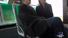 Banging in a bus with a voyeur