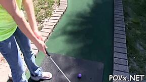 Naughty Slut Sucks Huge Cock Before Rough Pov Pussy Fuck