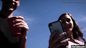 hot naive teen paige owens gasps at party while guy fucks her petite pussy deep 😱🍆