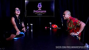 best moments from nego catra podcast prelims with bia hot julia fontanelli part 3 on sheer red 😏🔥