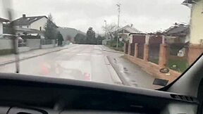 Bus Driver Delivers Unexpected Outdoor Sex In Woods