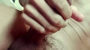 This hot guy is jerking off his big cock alone in a hotel room, stroking intensely with teasing moves and moaning.