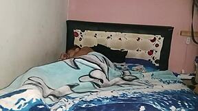 I fuck my stepmom with big natural tits and big ass while my stepdad leaves her alone