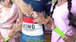 Indian Step Family Engages In Hindi Bhabhi Missionary Quickie With Dirty Talk