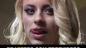 Teen Babysitter Cameron Canada Caught Sucking Big Cock at Work