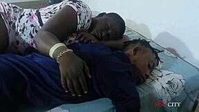 My neighbor fucked me beside my husband until he woke up to punish us both