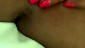 Fingering my juicy virgin chocolate pussy until reaching a loud climax