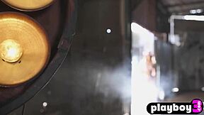 Beautiful Babe With Perfect Big Tits Olivia Taylor in Passion Posing Session Showing Off Cute Ass and Pussy.