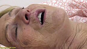 Wow, this sexy hairy 90-year-old granny gets banged rough by her toyboy in extreme doggystyle action with a facial finish!