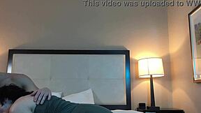 Hey, check this petite woman sucking that big cock deepthroat style