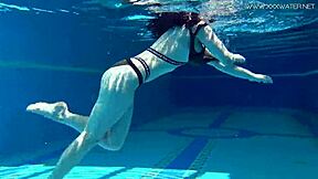 Sheril Blossom's hot Russian underwater scene