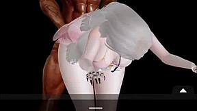 Why is this big black cock monster perforating tight teen pussy like a whore?