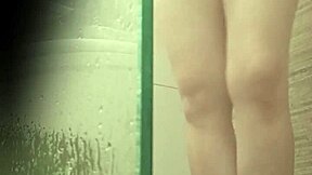 Hey, check out this cute Argentinian babe in the shower, getting all smooth and sexy! 🚿😉