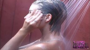 petite brunette college girl shares her hot nude interview story 😏