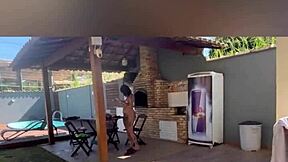 amateur latina babe gets bent over in doggystyle fucking with pov riding outdoors by european guy