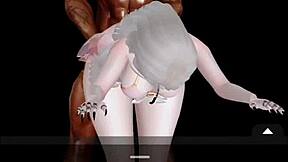 Why is this big black cock monster perforating tight teen pussy like a whore?