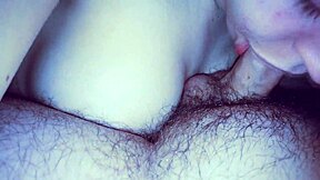 Girlfriend, ready for a creamy surprise in bed? Hot teen takes that cumshot load!