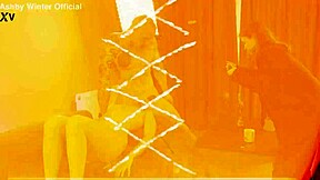 Real casting of young 18+ couple in porn studio, Kira was impressed by rough sex