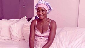 Xxx ebony teen slut rides huge black cock rough after deepthroat introduction in hardcore reality session