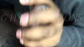 The best hand job with deepthroat and cum