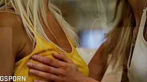 Romantic Lesbian Sex For Two Hot Sensual Blondes Girls From Czech!