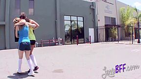 Blonde And Brunette Stepsisters Alison Tyler And Alaina Fox Finger And Lick To Intense Orgasm