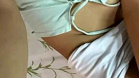 Hey, I asked my Colombian stepsister Alexia from Bogota for this intimate sexual video with fingering and masturbation!