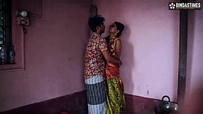 pati ke chhote bhai impresses and fucks his new bhabhi when brother is away