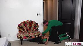 This mischievous little 18+ babe plays hide and seek before we fuck hard 😏