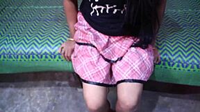 in a steamy viral video, an indian hot girlfriend and her 18 year old college girl partner with big boobs engage in hard rough sex.