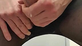 In this compilation, a tgirl with monster cock cums repeatedly in nylon pantyhose, showcasing feet and legs in intense moments.