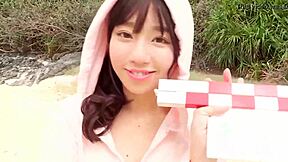 I feel so connected sharing these moments with cute Japanese pornstar Mai Hino and her soft boobs.