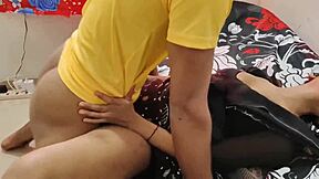 hey, outdoor best sex while cleaning - komal bhabhi sucks my cock and gets fucked under stairs 😈🍆.