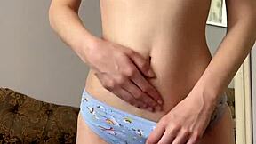 Do you like my shaved pussy. Teen Maiskii masturbates with dildo and fingering to orgasm.