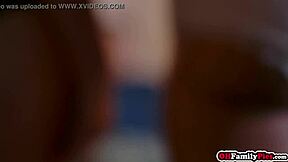 Bisexual teen stepsisters Hime Marie and Nikole Nash wanted a creampie for Christmas so bad