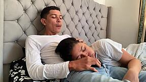 hey pervertido padrastro, why do you shove your big cock in my mouth until you cumshot?