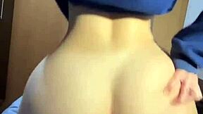 Experience the Best Reverse Cowgirl Ride from Skinny Babe with Big Ass and Huge Tits!