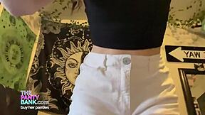 Are you rubbing those plump pussy lips like a horny little Latina teen slut in panties?