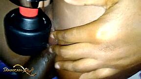 Chudai action with big black cock and ebony teen in homemade setup