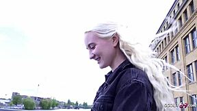 Skinny Blonde Teen Daruma Rai Pickup Casting Fuck