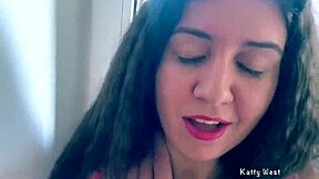 rough blowjob on big cock for cute babe with perfect body