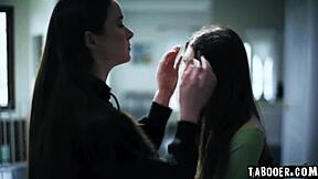 Gizelle Blanco spies on Maya Woulfe and Hazel Moore hiding  