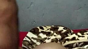 I watched this black teen get her tight pussy stretched wide by a huge tool