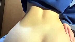 Experience the Best Reverse Cowgirl Ride from Skinny Babe with Big Ass and Huge Tits!