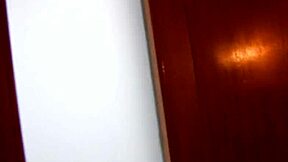 nicole ray positions her body over april oneils chest for some intense toy play action