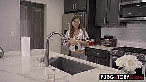 purgatoryx my sexy roommate vol 1 part 2 features elsa jean in dorm blowjob and doggystyle action